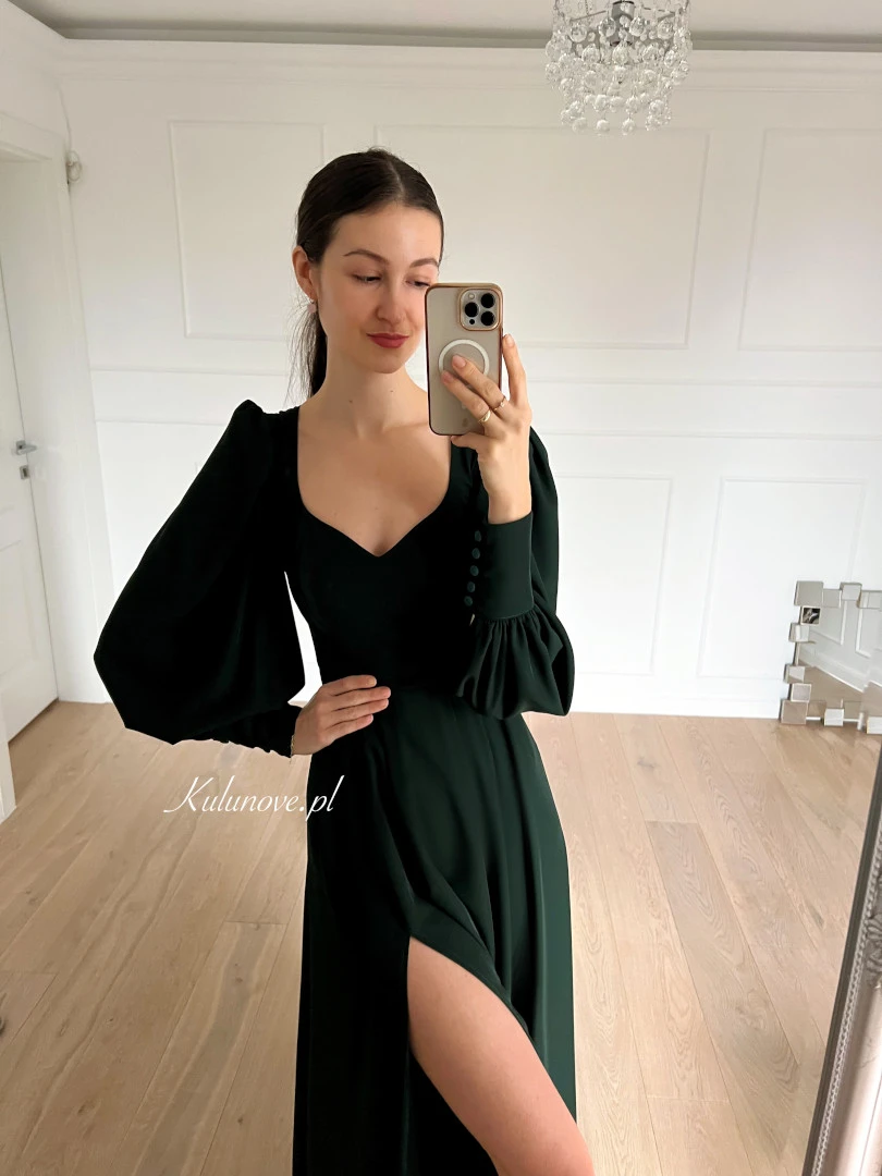 green emerald velvet dress Taylor Dresses Women's Floral Flutter Sleeve Collared Button Down Maxi  Dress with Waist Tie, Northcott Blue, 2 at Amazon Women's Clothing store main image 1