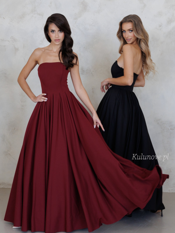 Bombshell - elegant black princess type prom dress