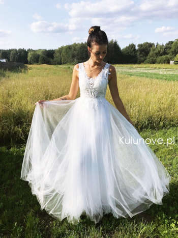 Diana - wedding dress with tulle bottom