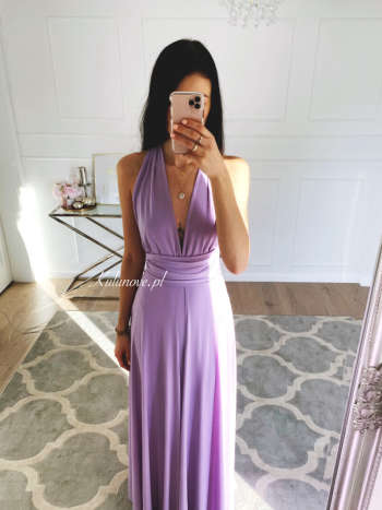 Nemesis - heather dress tied in several ways