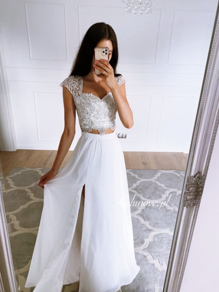 Martina - two-piece gown with richly decorated bodice