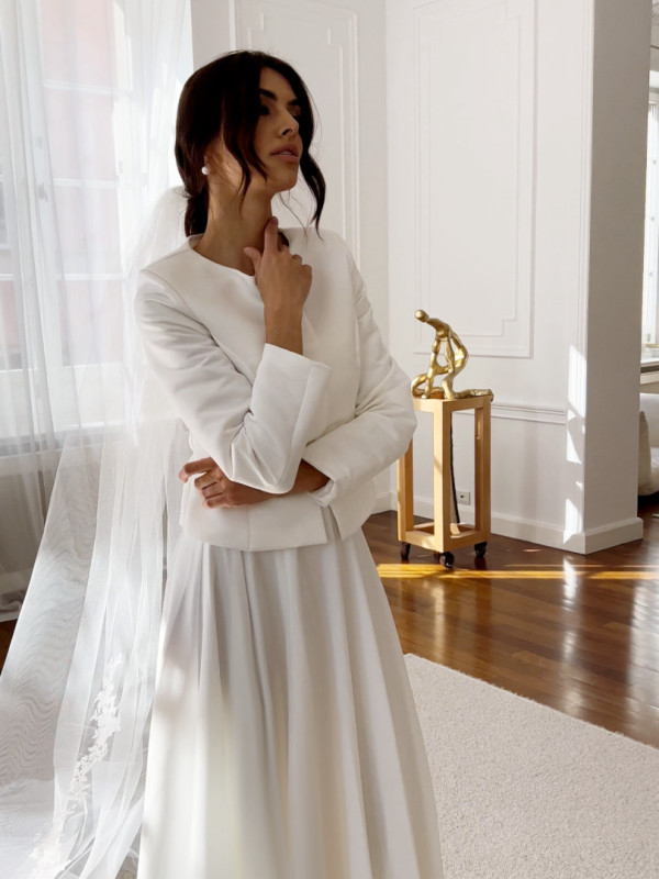 Wedding jacket- ecru in color