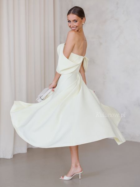 Abby - buttery midi dress with dropped shoulders