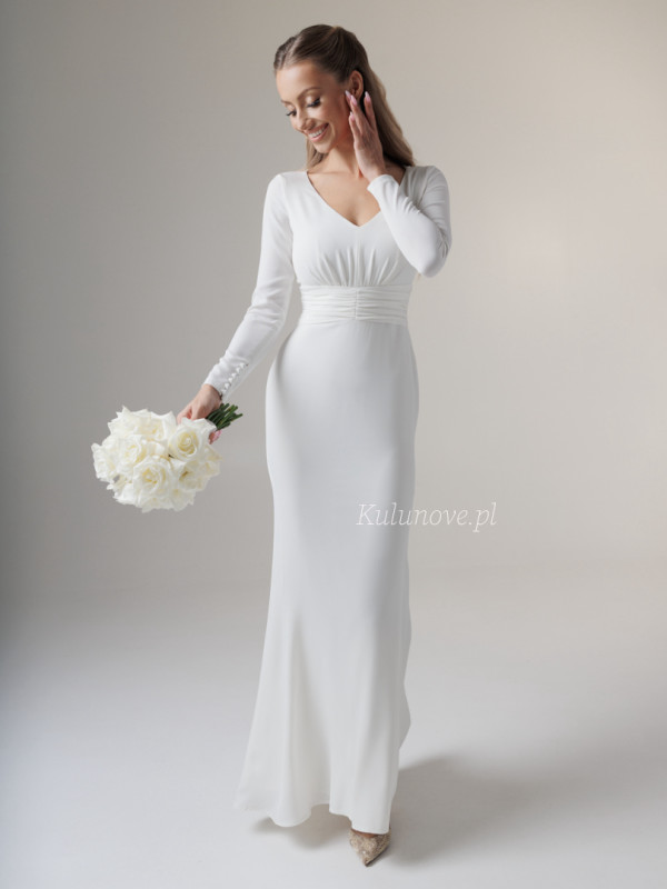 Elodie - classic long sleeve clinging dress